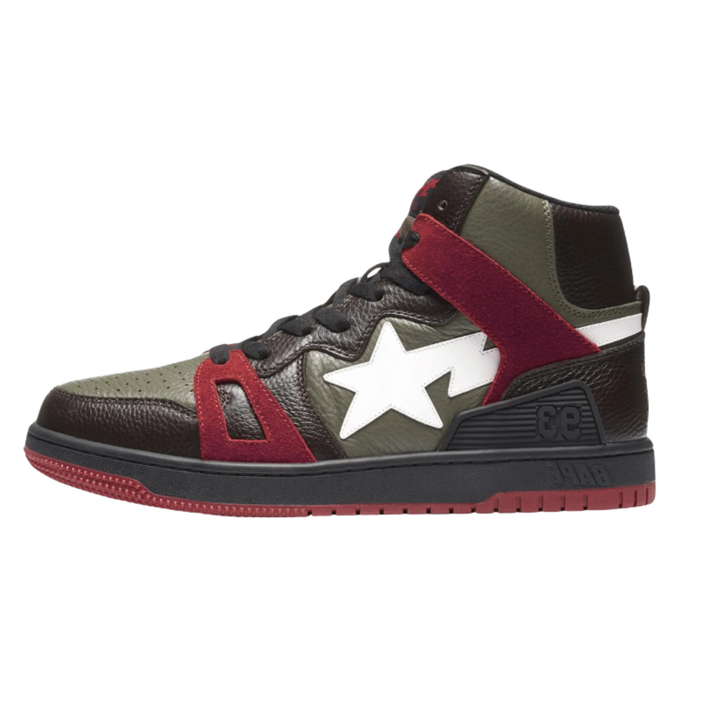 A Bathing Ape Bape Sta "93 Hi Khaki Green"