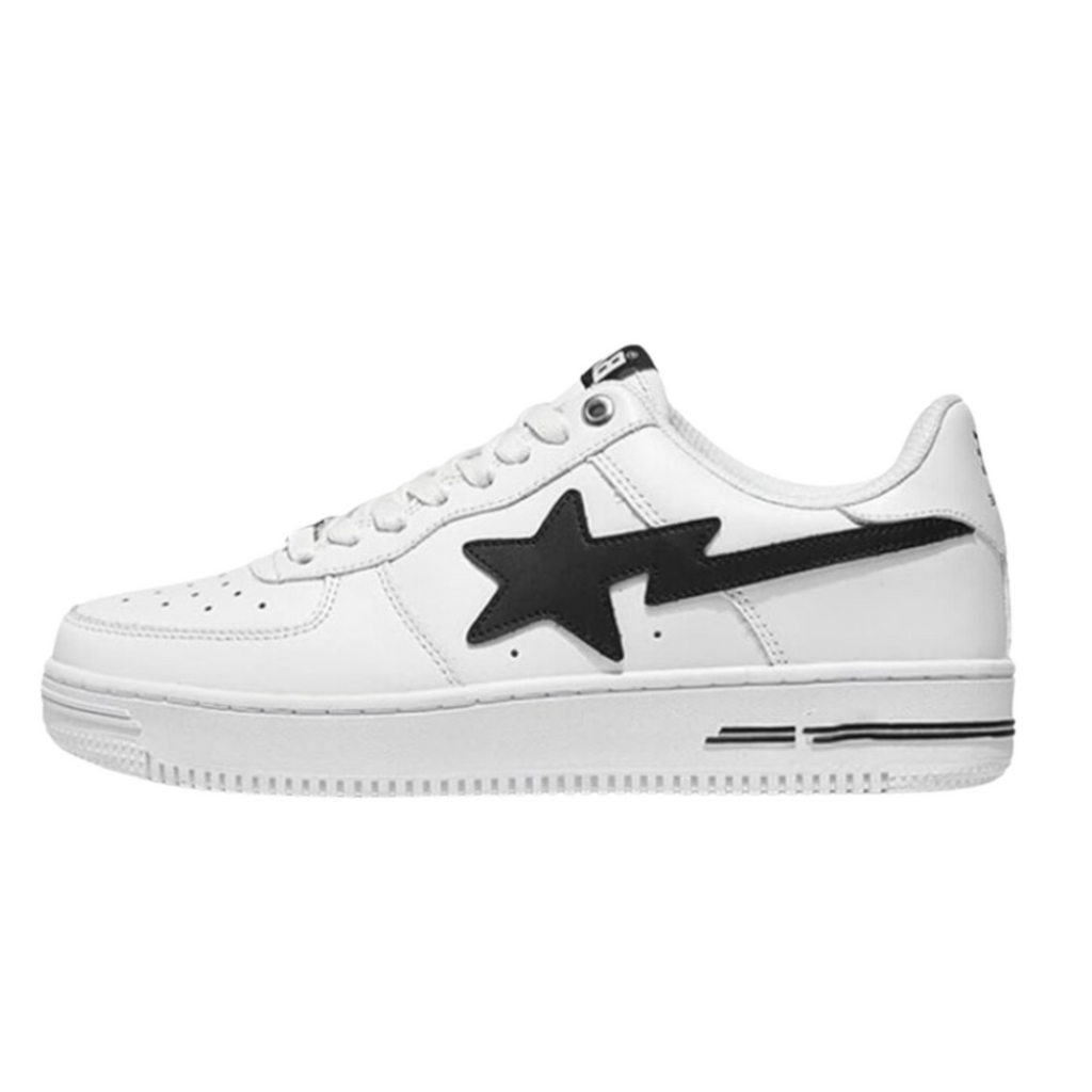 A Bathing Ape Bape Low "Black/White"