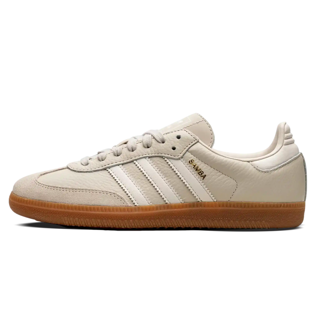 Tênis Adidas Samba OG Feminino "Aluminium" Bege