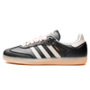Tênis Adidas Samba OG Feminino "Black Pink Ribbon Laces" Preto