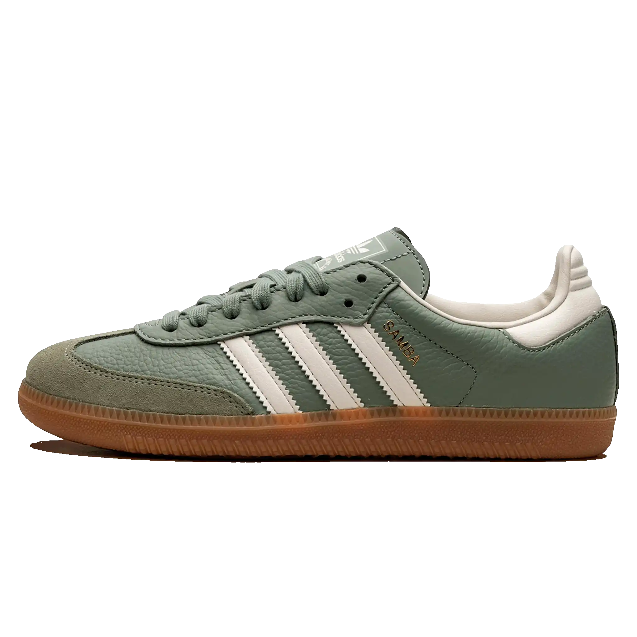 Tênis Adidas Samba OG Feminino "Green White" Verde