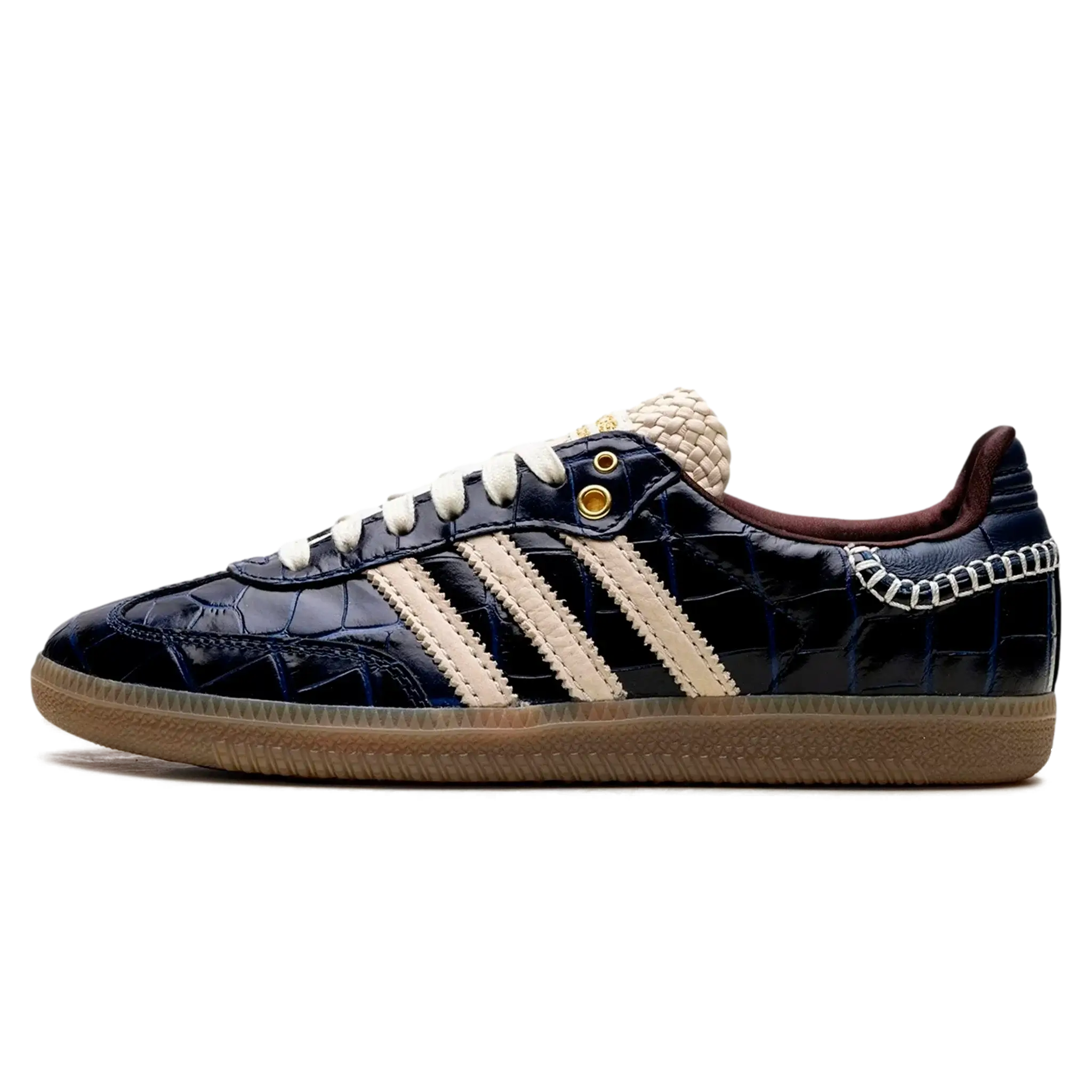 Tênis Adidas Samba x Wales Bonner "Navy Croc" Azul