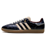 Tênis Adidas Samba x Wales Bonner "Navy Croc" Azul