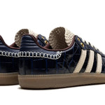Tênis Adidas Samba x Wales Bonner "Navy Croc" Azul