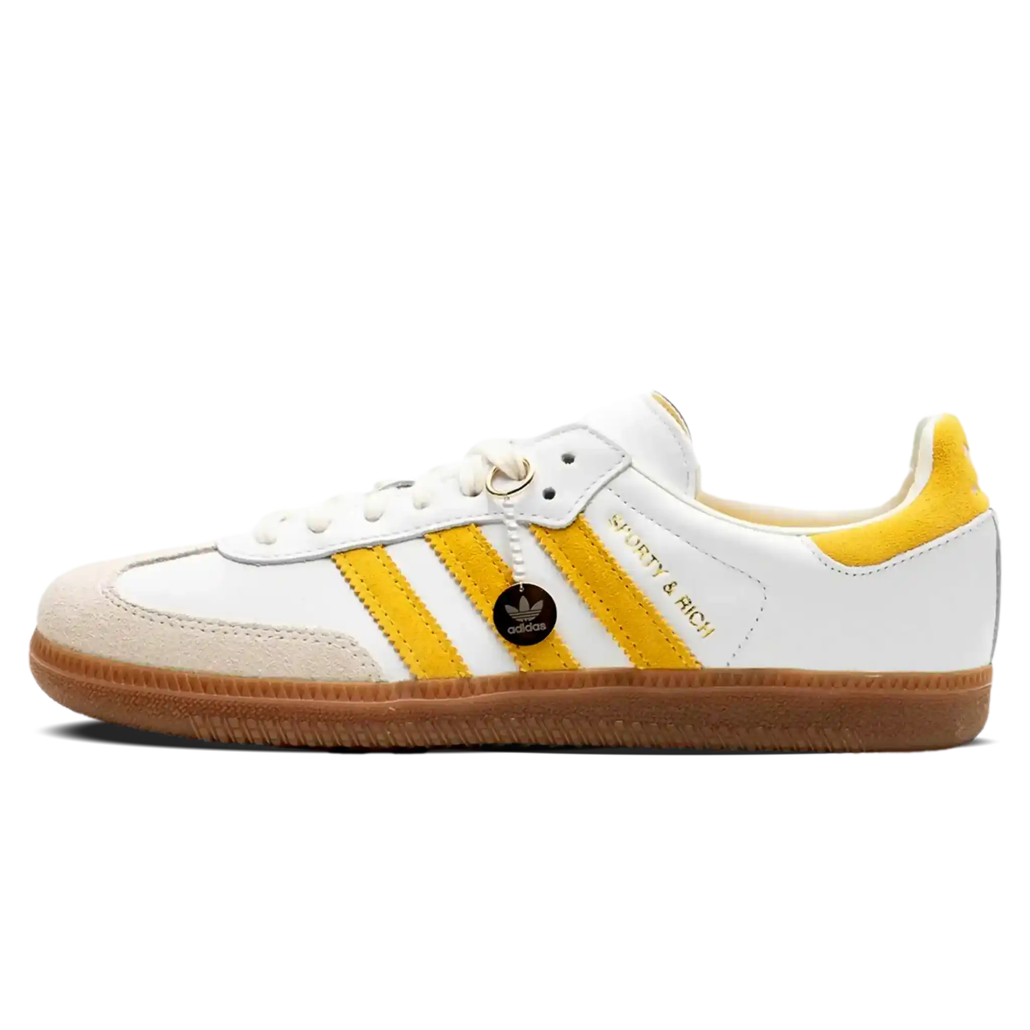 Tênis Adidas Samba OG x Sporty & Rich "Bold Gold" Amarelo