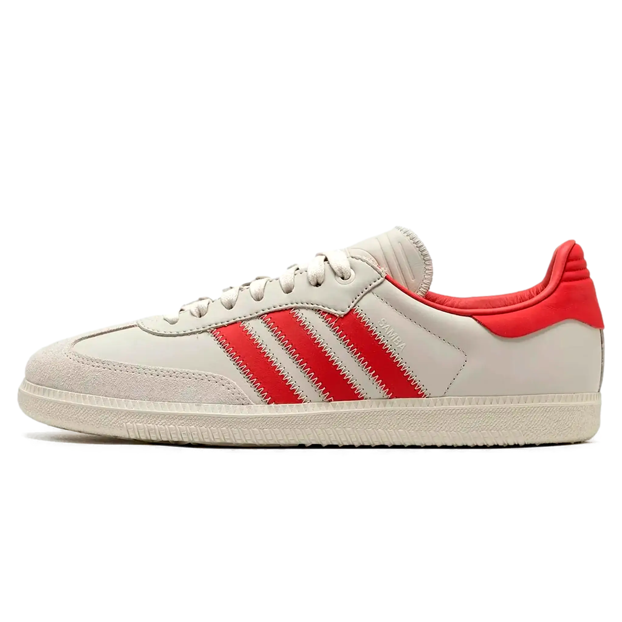 Tênis Adidas Samba x Humanrace "Glory Red" Branco / Vermelho