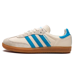 Tênis Adidas Samba OG x Sporty & Rich "Cream Blue"