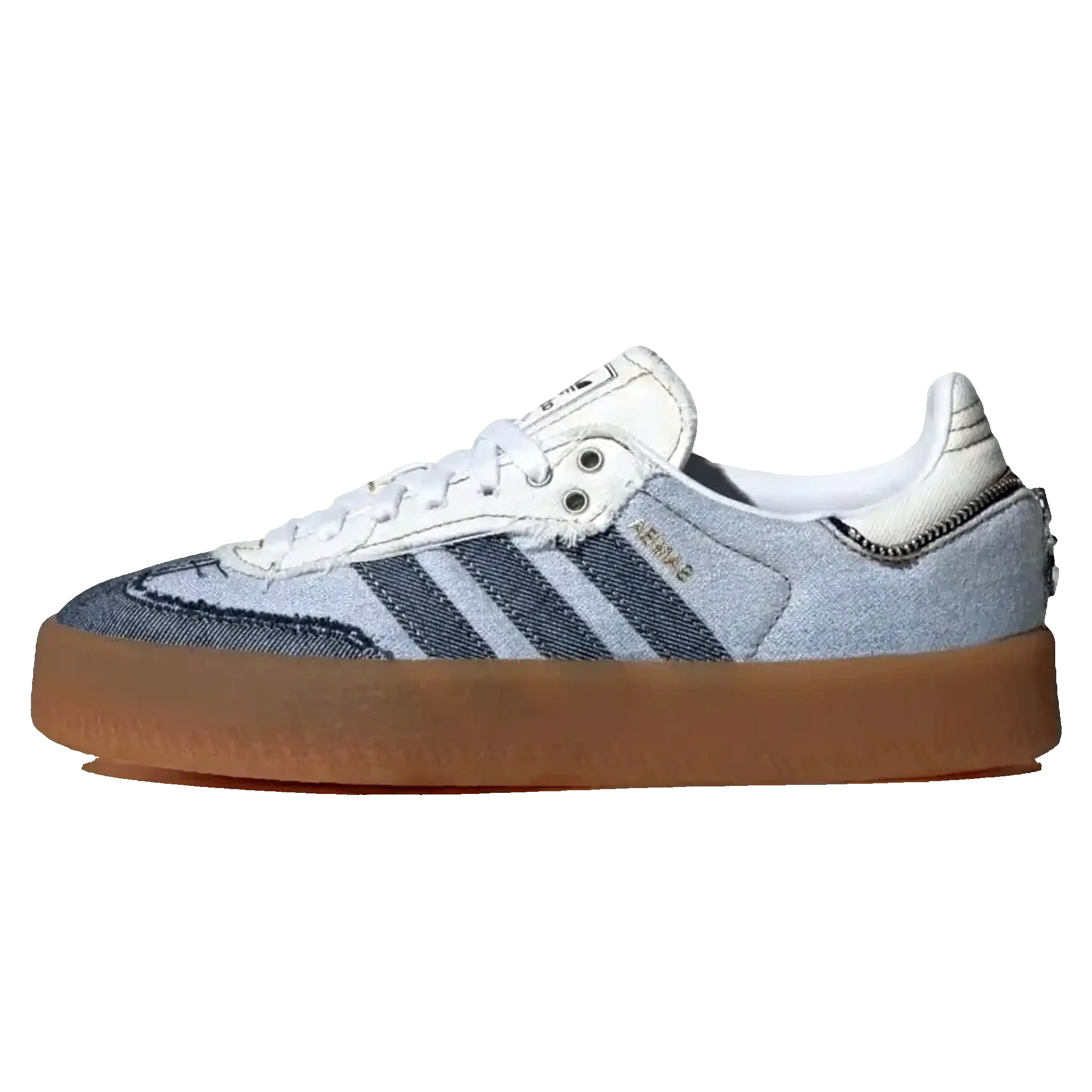 Tênis Adidas Sambae Feminino "Denim" Azul