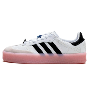 Tênis Adidas Sambae Feminino "Hello Kitty" Branco / Rosa