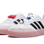 Tênis Adidas Sambae Feminino "Hello Kitty" Branco / Rosa