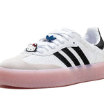 Tênis Adidas Sambae Feminino "Hello Kitty" Branco / Rosa