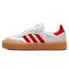 Tênis Adidas Sambae Feminino "Scarlet Red" Branco / Vermelho