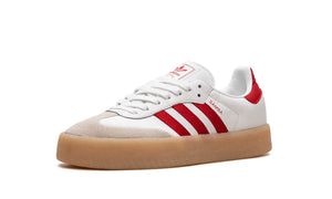 Tênis Adidas Sambae Feminino "Scarlet Red" Branco / Vermelho