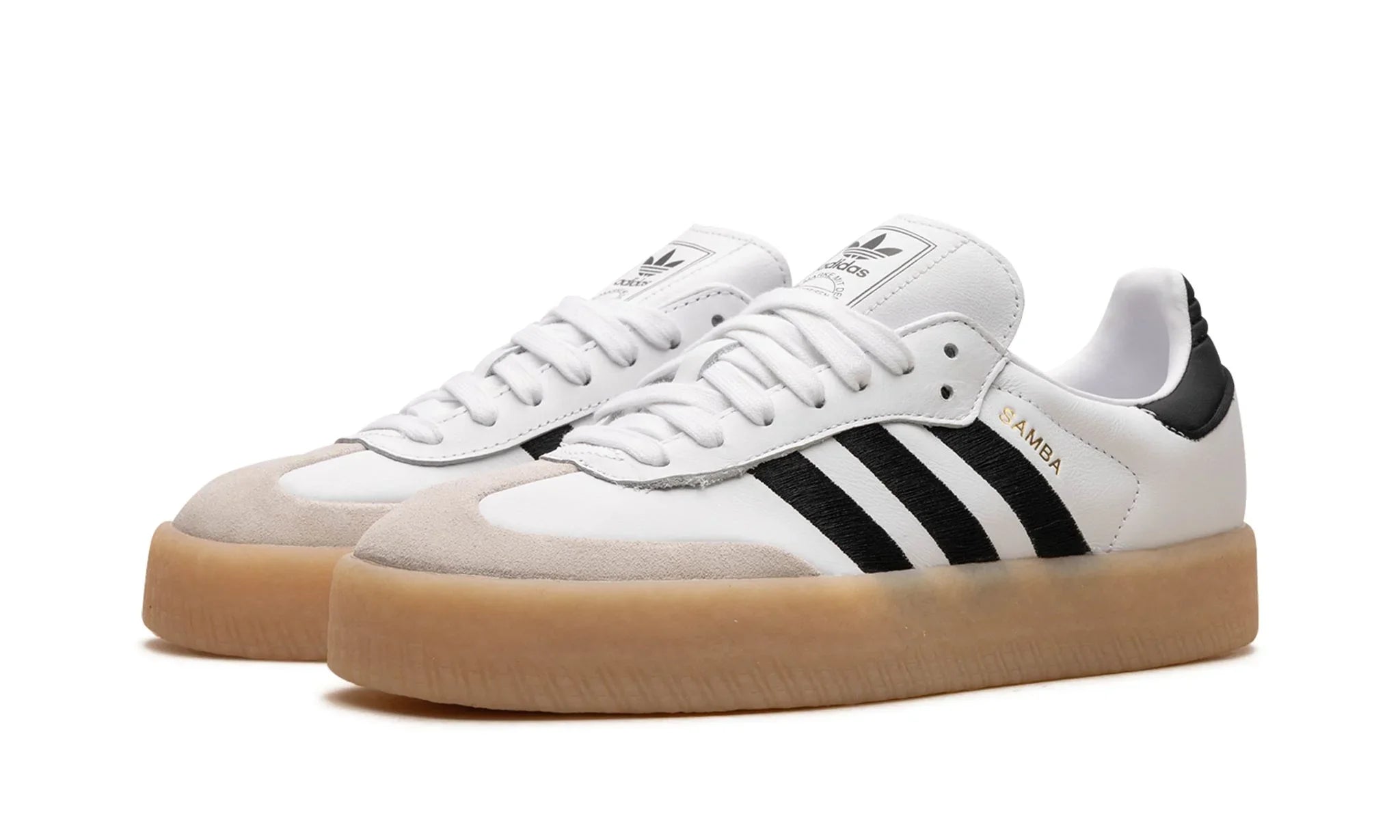 Tênis Adidas Sambae "White Black" Branco / Preto