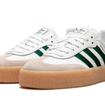 Tênis Adidas Sambae Feminino "White Green" Branco / Verde