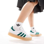 Tênis Adidas Sambae Feminino "White Green" Branco / Verde