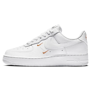 Tênis Air Force 1 Essential White "Gold Swoosh" Branco / Dourado