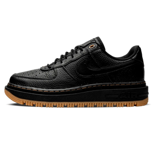 Tênis Air Force 1 Luxe "Black Gum" Preto