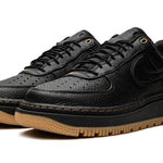 Tênis Air Force 1 Luxe "Black Gum" Preto