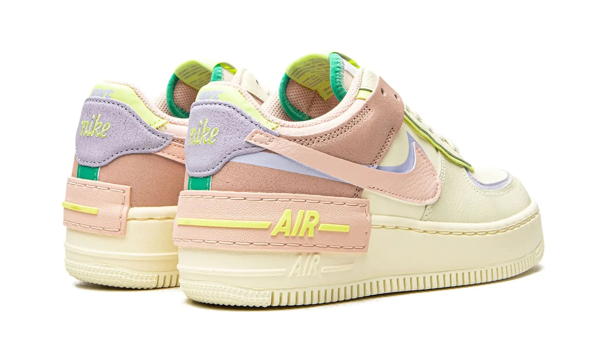 Tênis Air Force 1 Shadow "Cashmere" Creme / Rosa