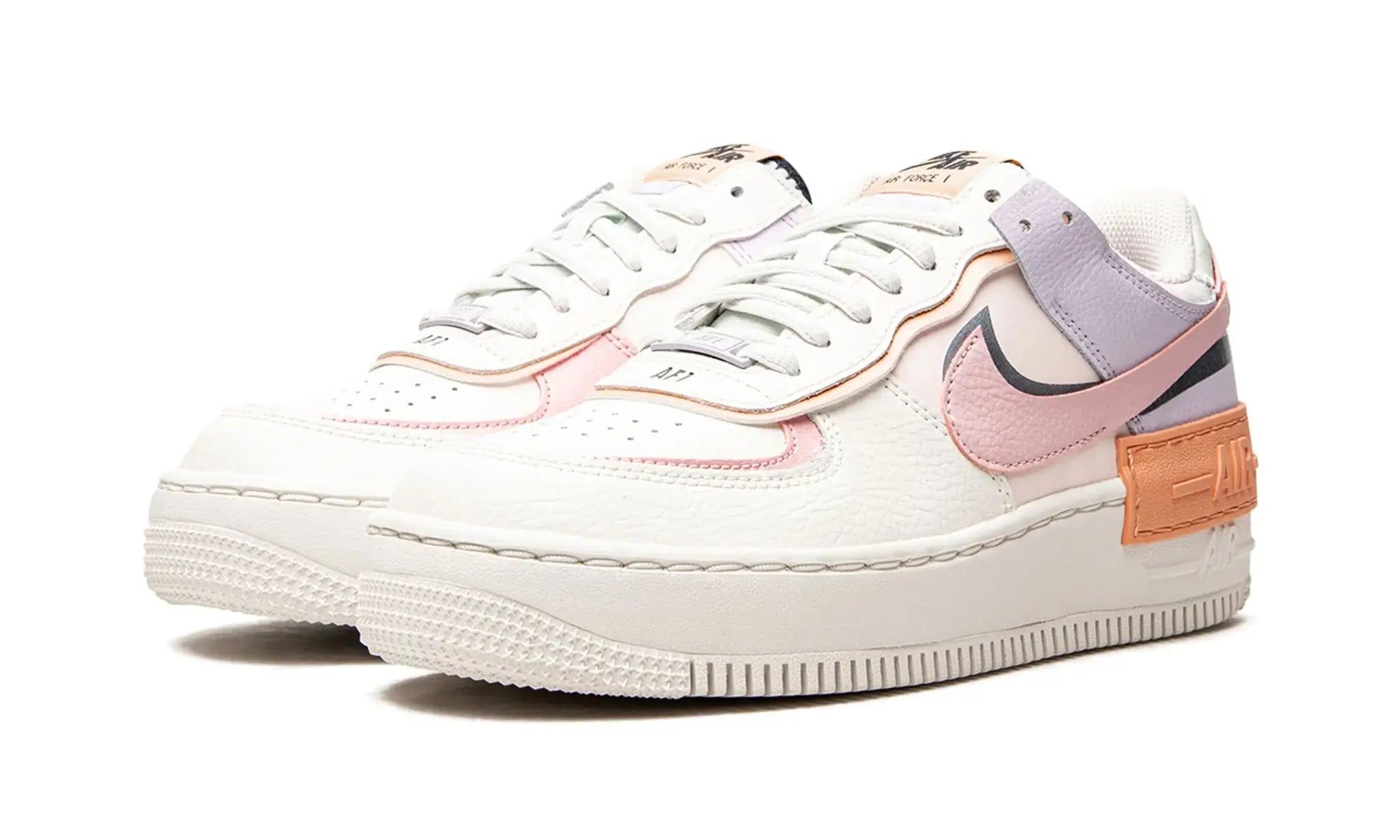 Tênis Air Force 1 Shadow "Pink Glaze" Branco / Rosa