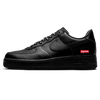 Tênis Air Force 1  x Supreme "Black" Preto