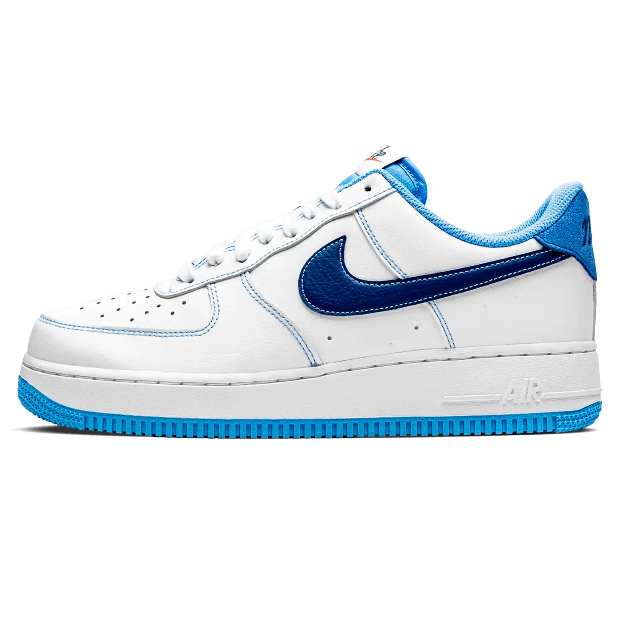Tênis Air Force 1 "White University Blue" Branco / Azul