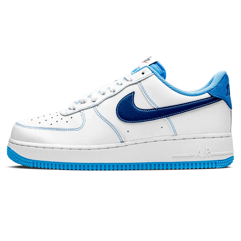Tênis Air Force 1 "White University Blue" Branco / Azul