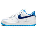 Tênis Air Force 1 "White University Blue" Branco / Azul