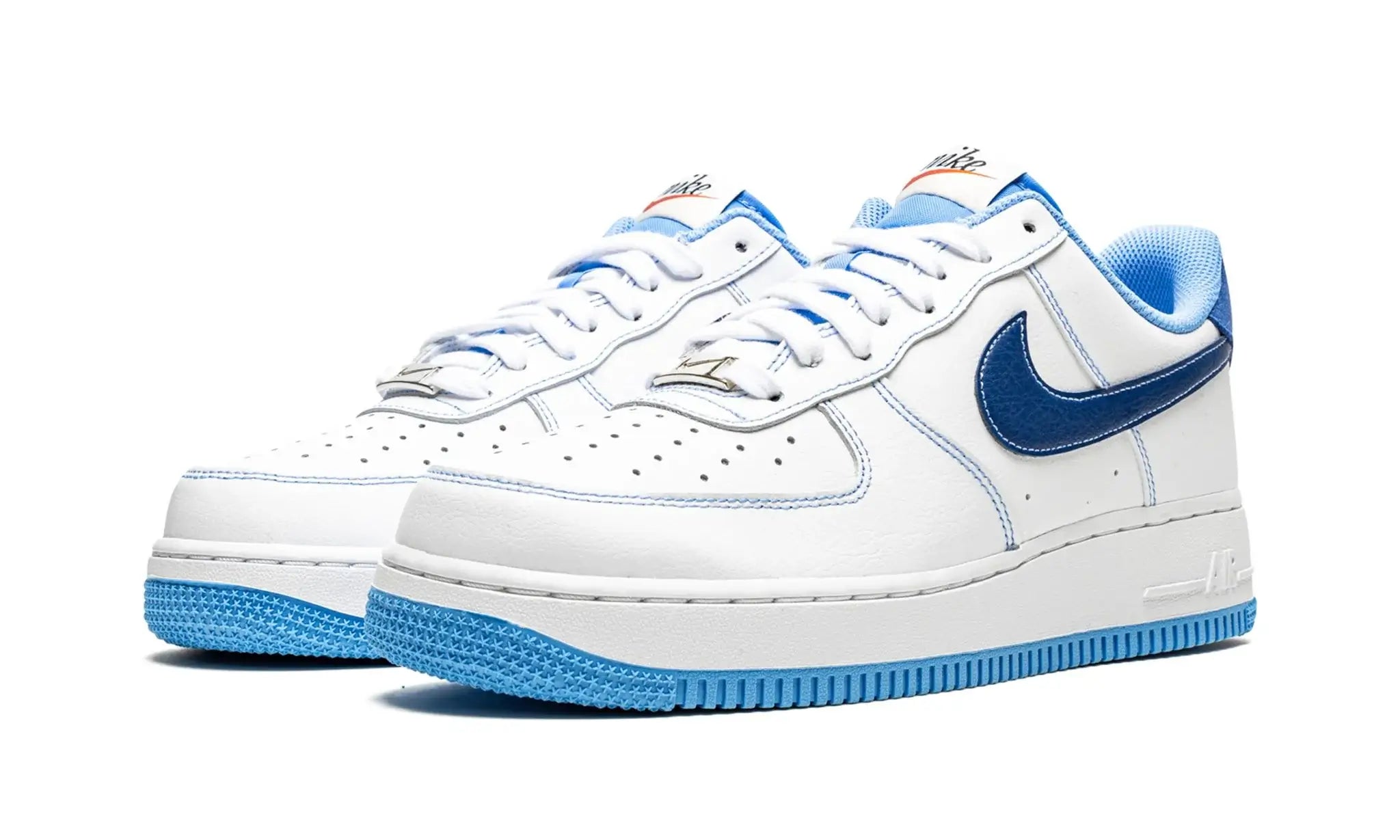 Tênis Air Force 1 "White University Blue" Branco / Azul
