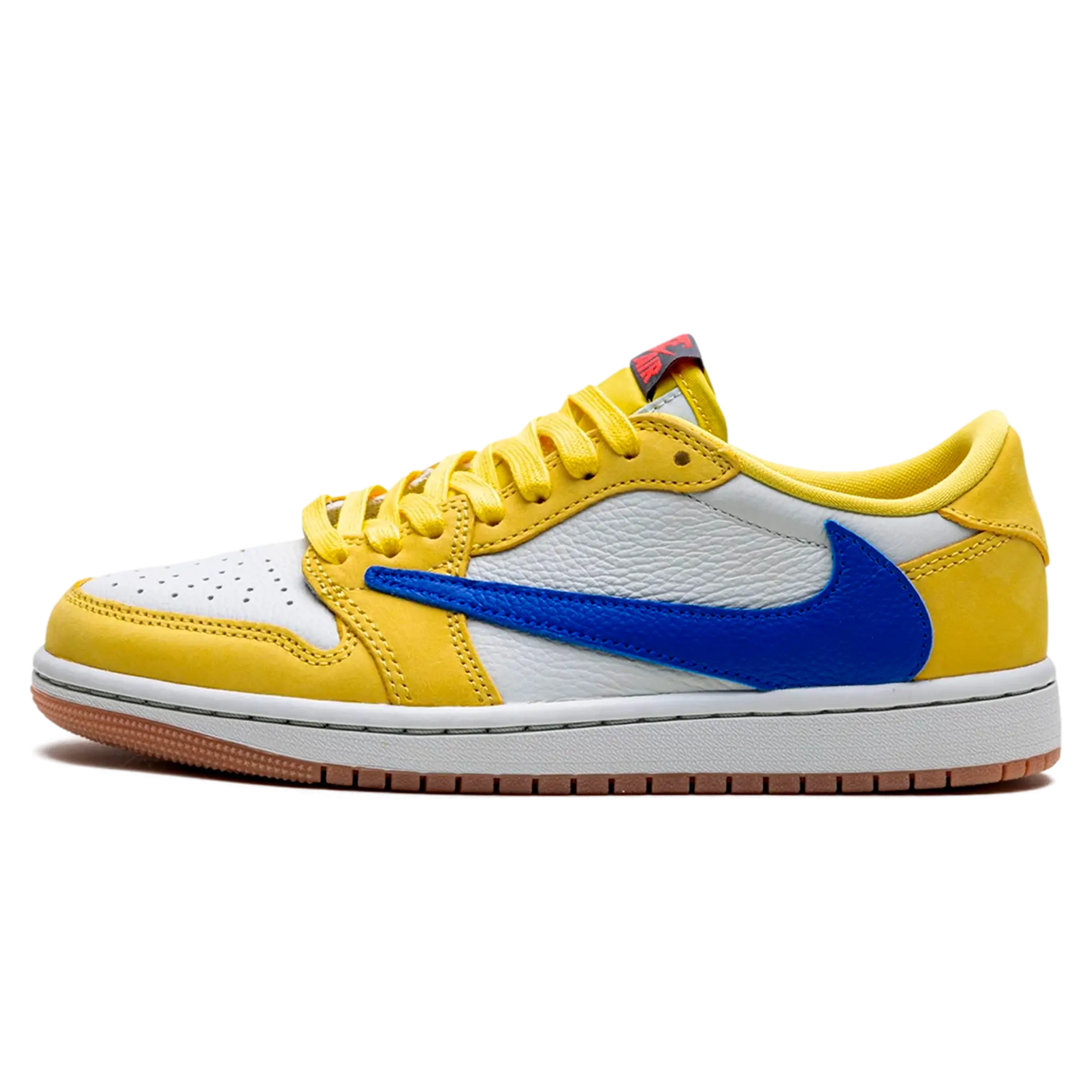 Tênis Air Jordan 1 Low x Travis Scott "Canary" Amarelo