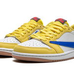 Tênis Air Jordan 1 Low x Travis Scott "Canary" Amarelo