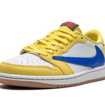Tênis Air Jordan 1 Low x Travis Scott "Canary" Amarelo