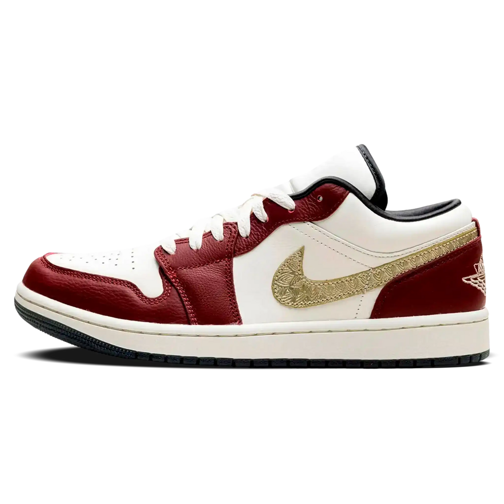 Tênis Air Jordan 1 Low  "Year of the Dragon" Bordô