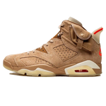 Tênis Air Jordan 6 x Travis Scott "British Khaki"