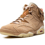 Tênis Air Jordan 6 x Travis Scott "British Khaki"