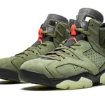 Tênis Air Jordan 6 x Travis Scott "Olive"