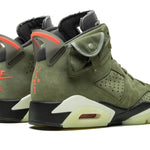Tênis Air Jordan 6 x Travis Scott "Olive"
