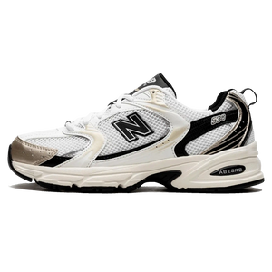 Tênis New Balance 530 "White Gold Black" Dourado / Branco