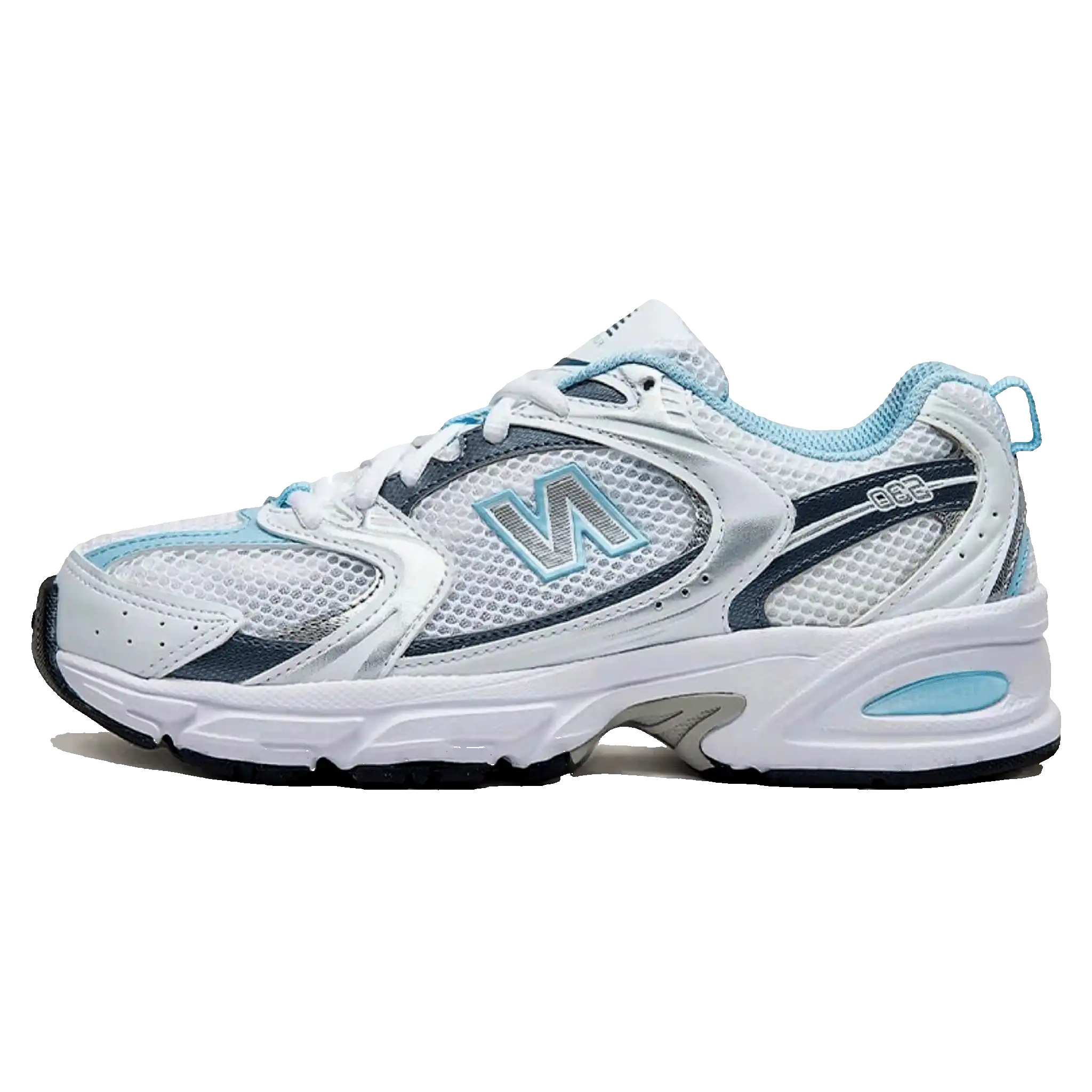 Tênis New Balance 530 "White Light Chrome Blue" Branco / Azul