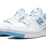 Tênis New Balance 550 Feminino "UNC White Dusk Blue" Branco / Azul