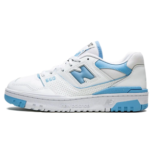 Tênis New Balance 550 Feminino "UNC White Dusk Blue" Branco / Azul