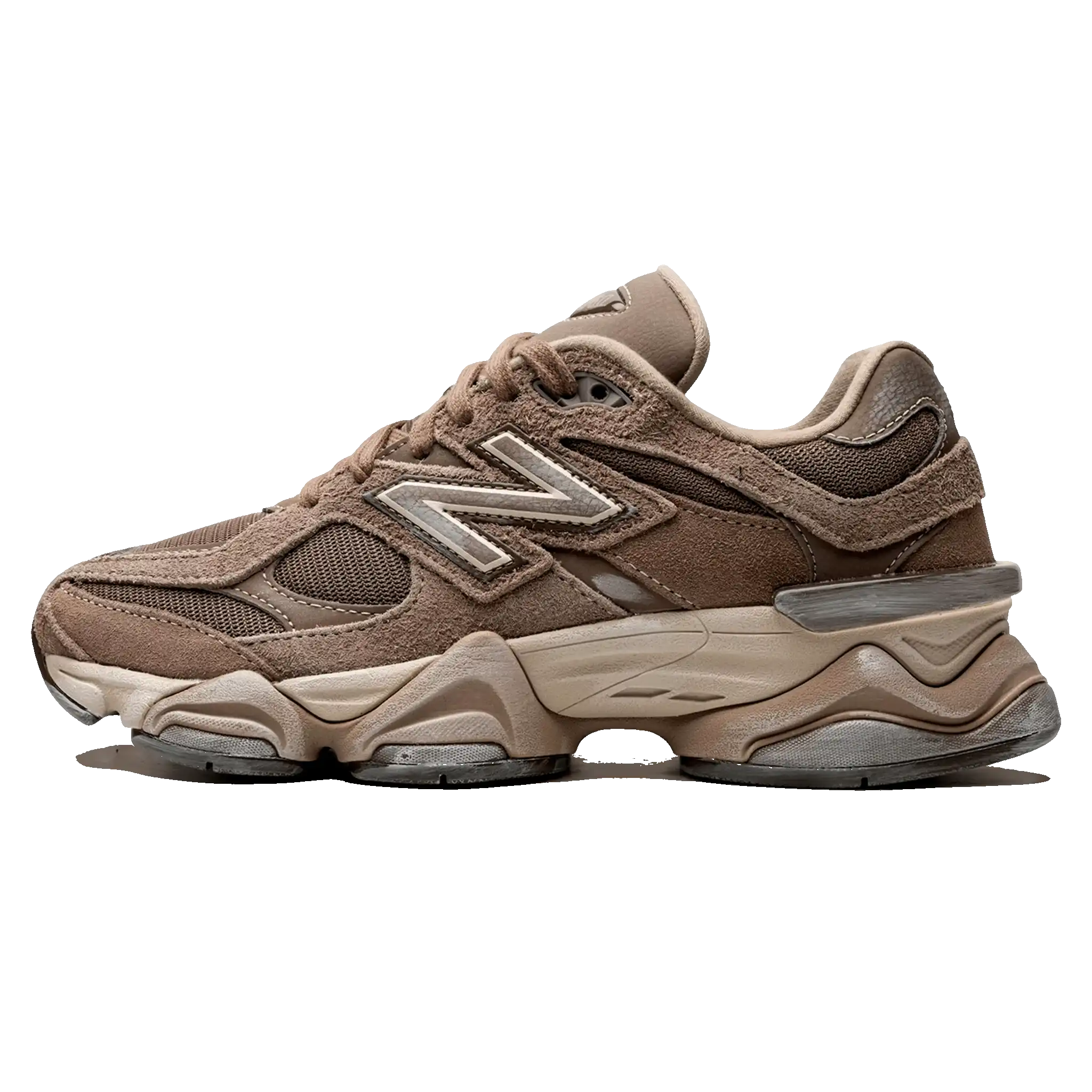 Tênis New Balance 9060 "Mushroom Brown" Marrom