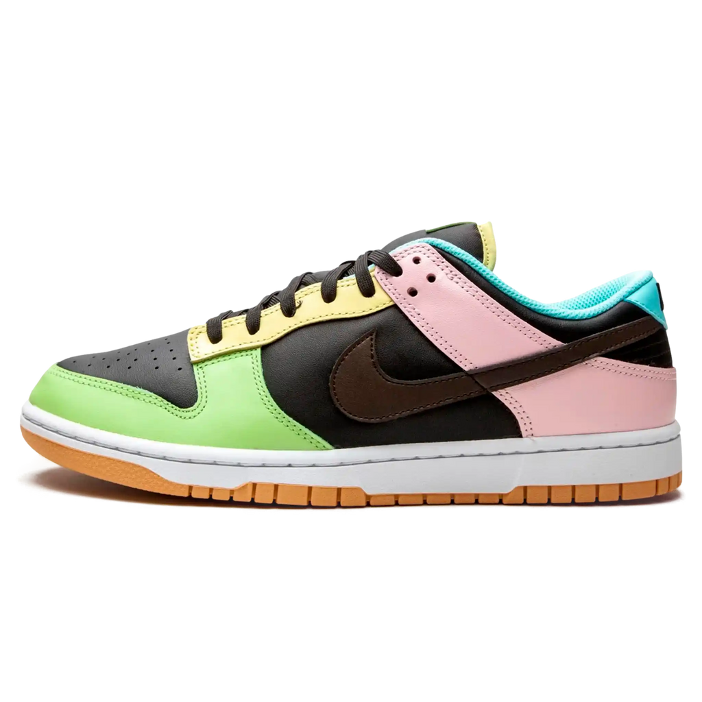 Tênis Nike Dunk Low "Free 99 Black" Colorido