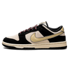 Tênis Nike Dunk Low "Black Team Gold" Preto / Dourado