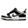 Tênis Nike Dunk Low "Black White Metallic"