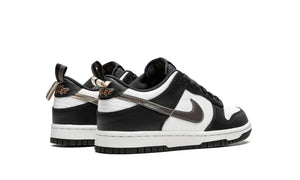 Tênis Nike Dunk Low "Black White Metallic"