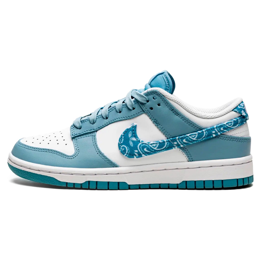 Tênis Nike Dunk Low "Blue Paisley" Azul / Branco