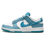 Tênis Nike Dunk Low "Blue Paisley" Azul / Branco