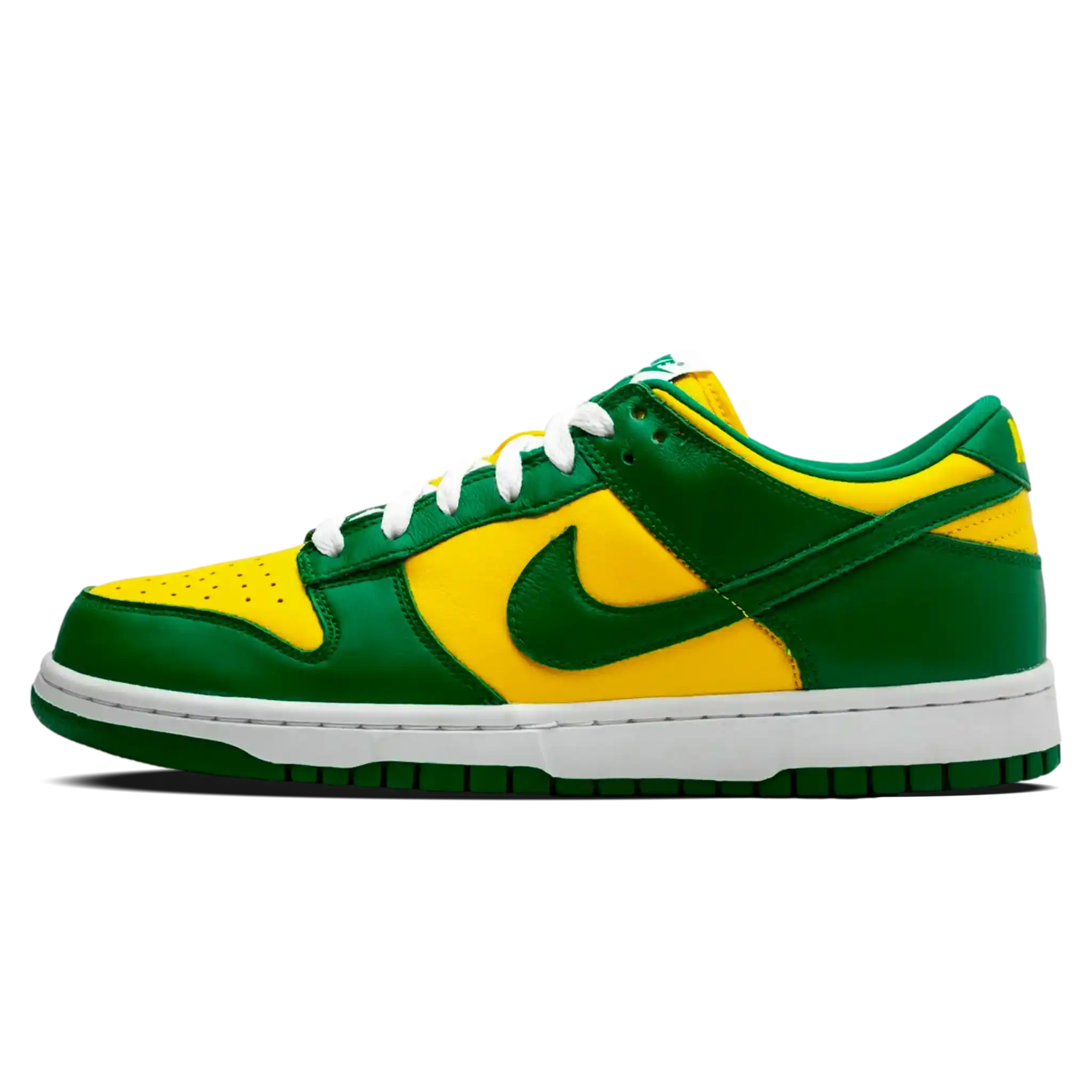 Tênis Nike Dunk Low "Brazil" Verde / Amarelo